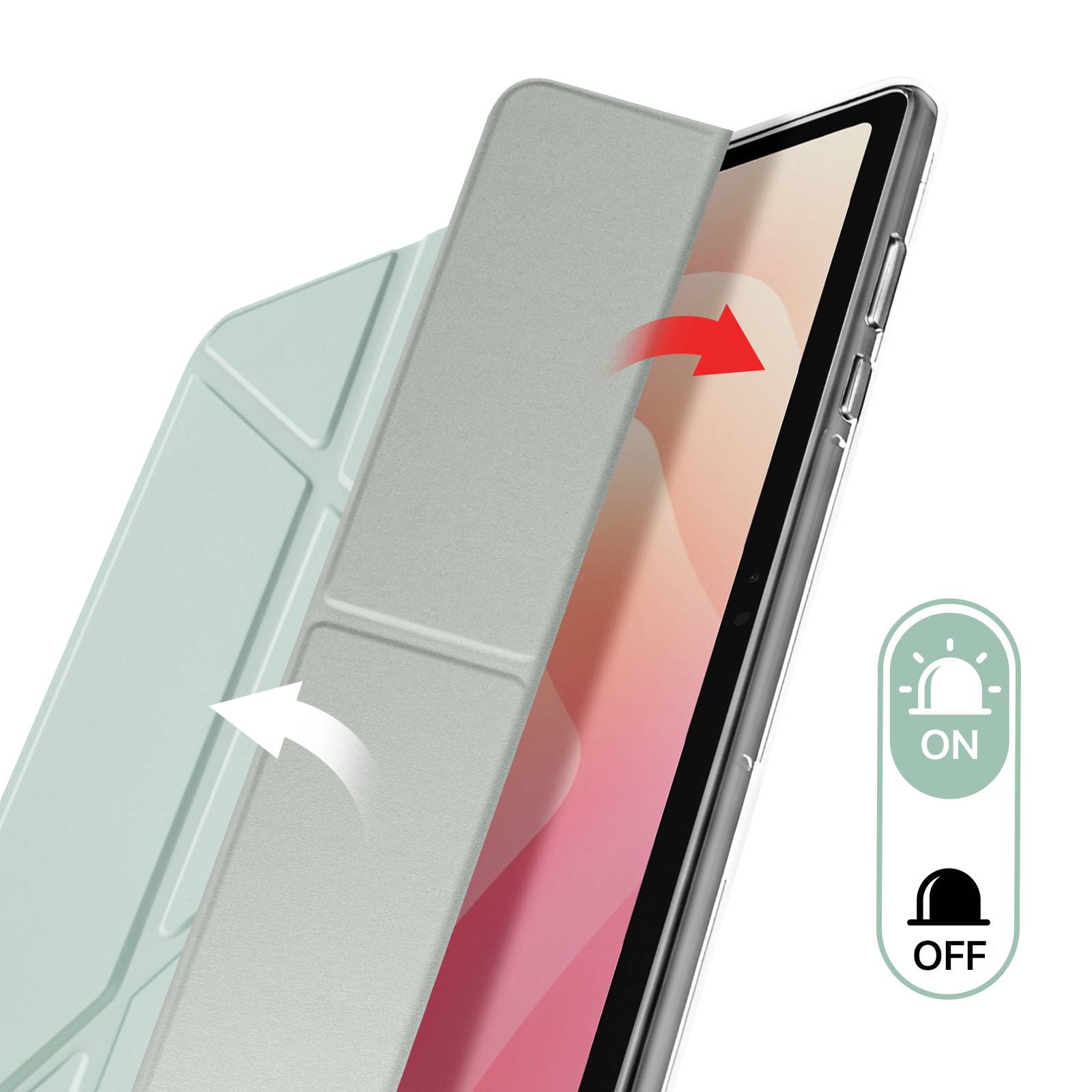 Étui pour Galaxy Tab S11 avec Fonction Support Modulable Design Origami-4