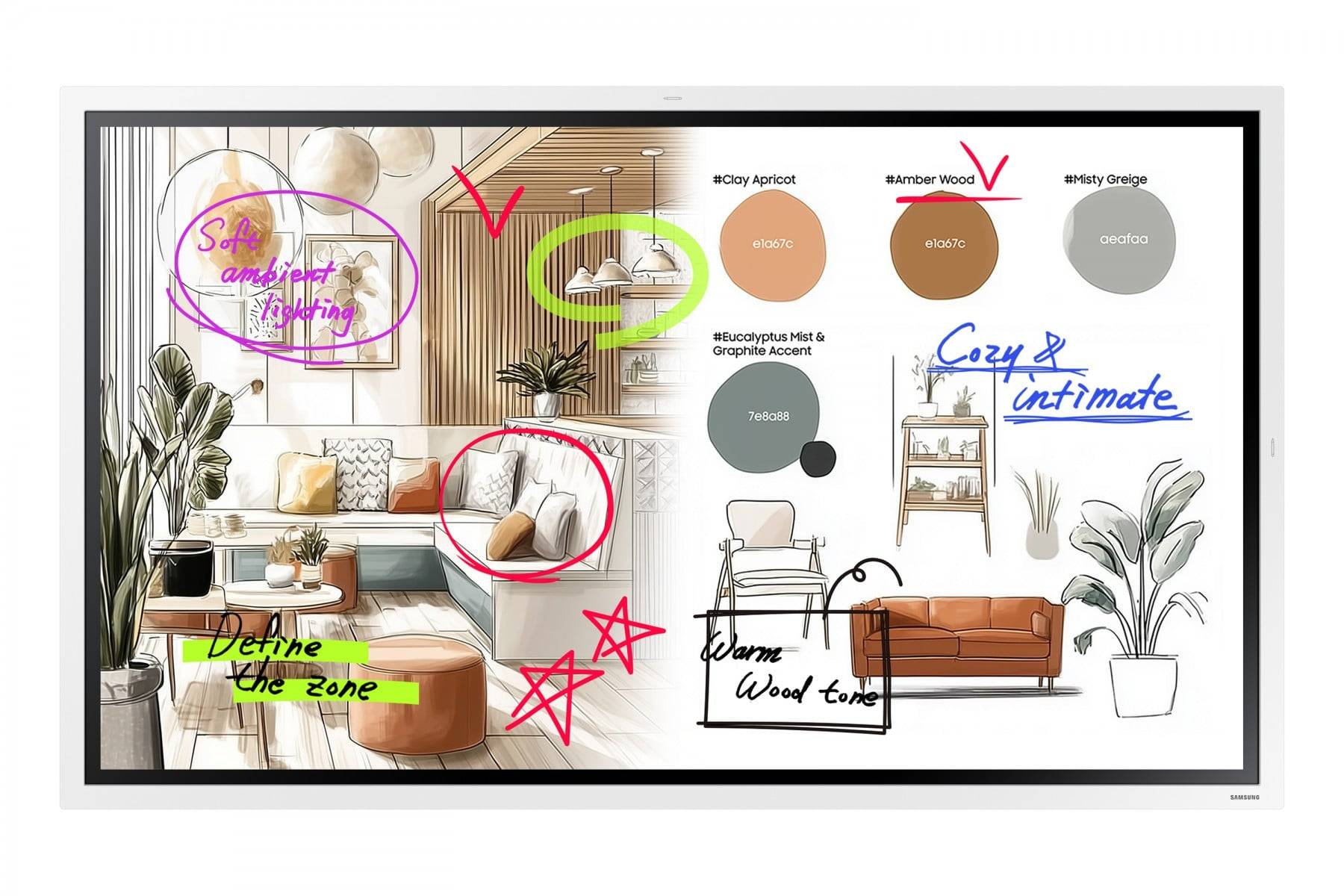 Samsung Flip Pro 55" UHD WM55F-X-2