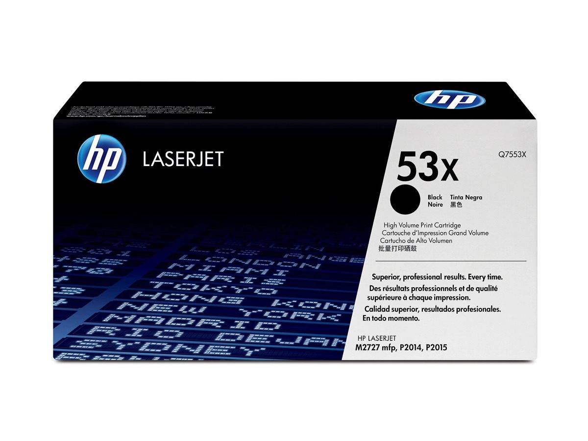 HP 53X toner LaserJet noir grande capacité authentique-2