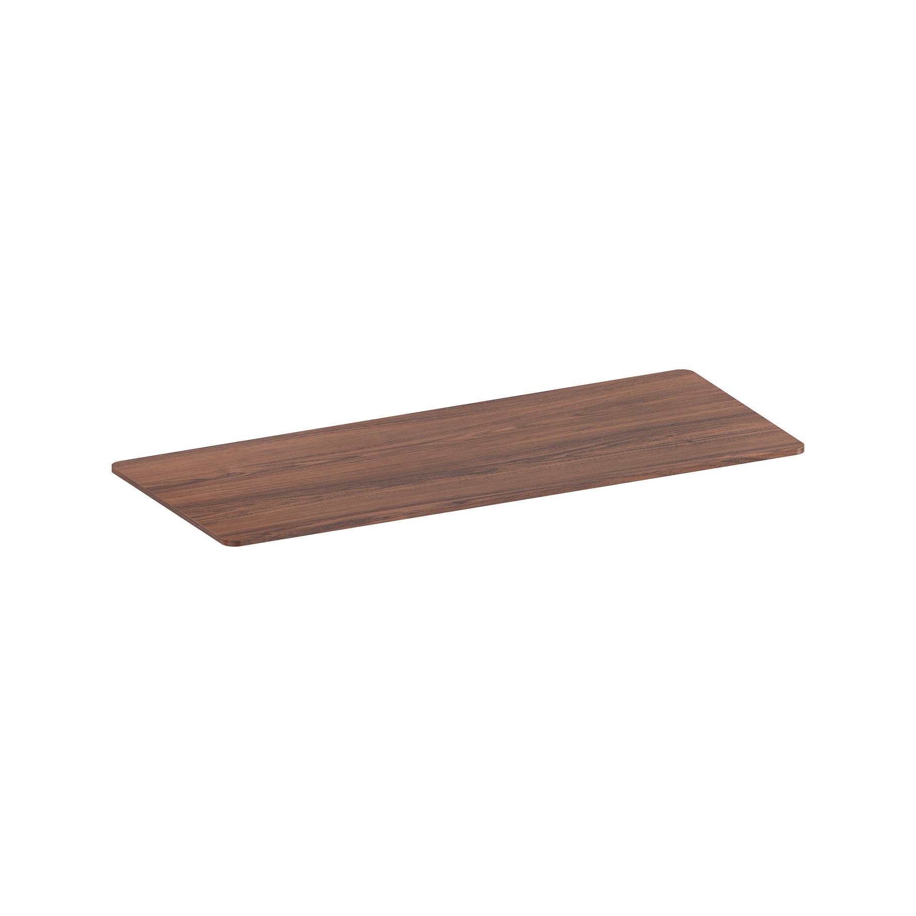 Plateau de bureau bords arrondis 180x75cm, noyer-0