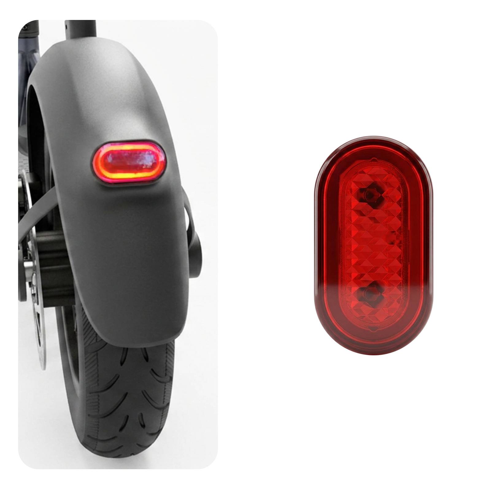 Feu Arrière LED pour Trottinette Segway F20 / F25E / F30E avec Câble Connexion-3
