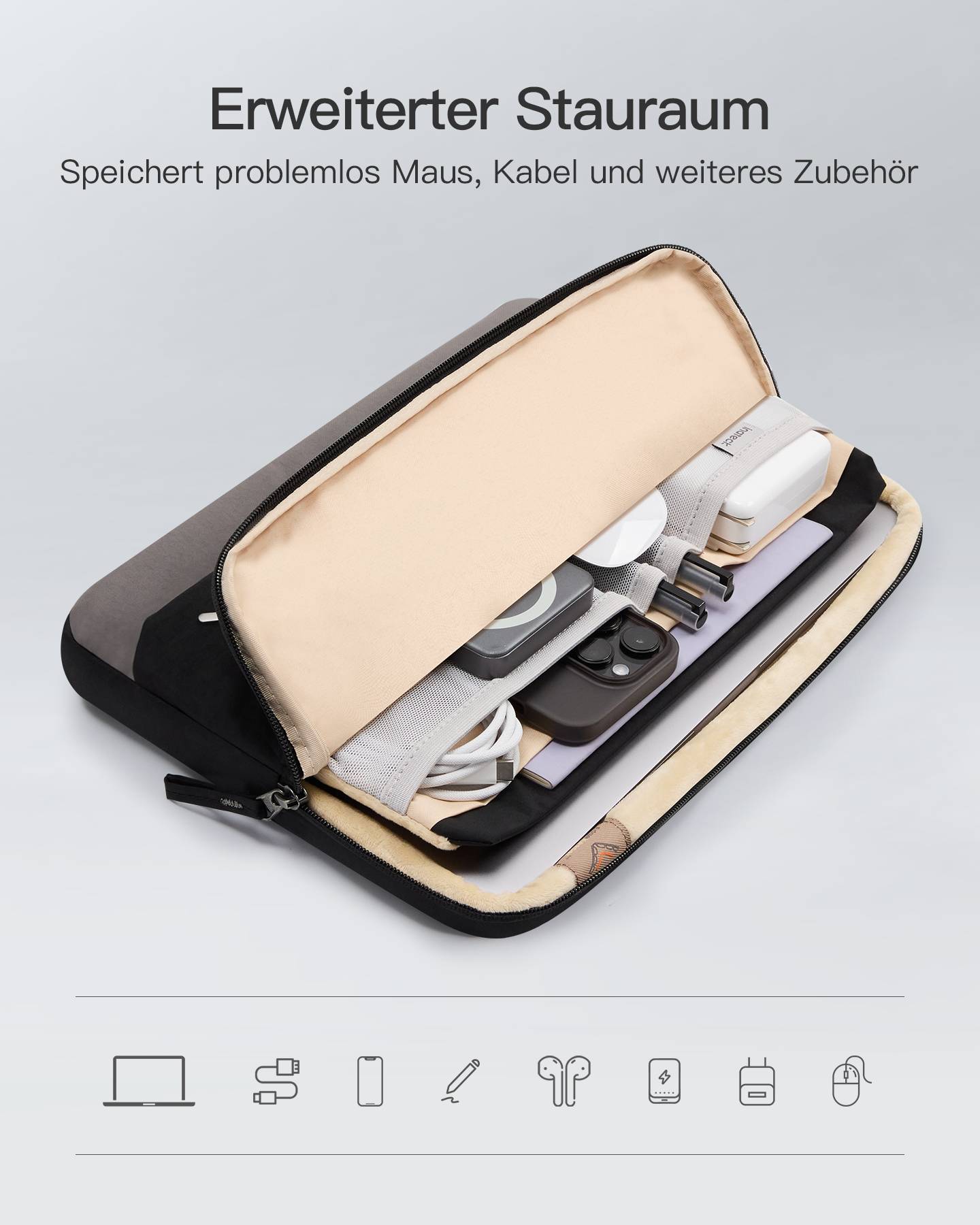 Inateck LBT11, Housse, 35,6 cm (14")-3