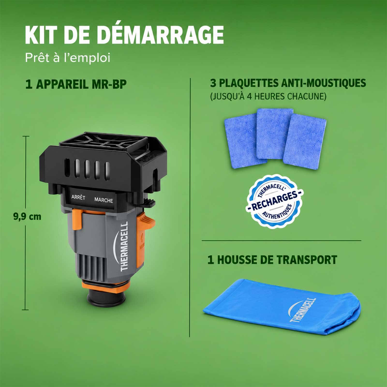 Répulsif antimoustiques Thermacell Backpacker MRP‑BX – Modèle à gaz zone 15 m²-3