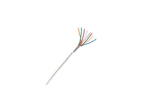 EKIVALAN Câble alarme souple 100% cuivre 6x0,22 mm² LSZH Eca blanc - 100 m-0