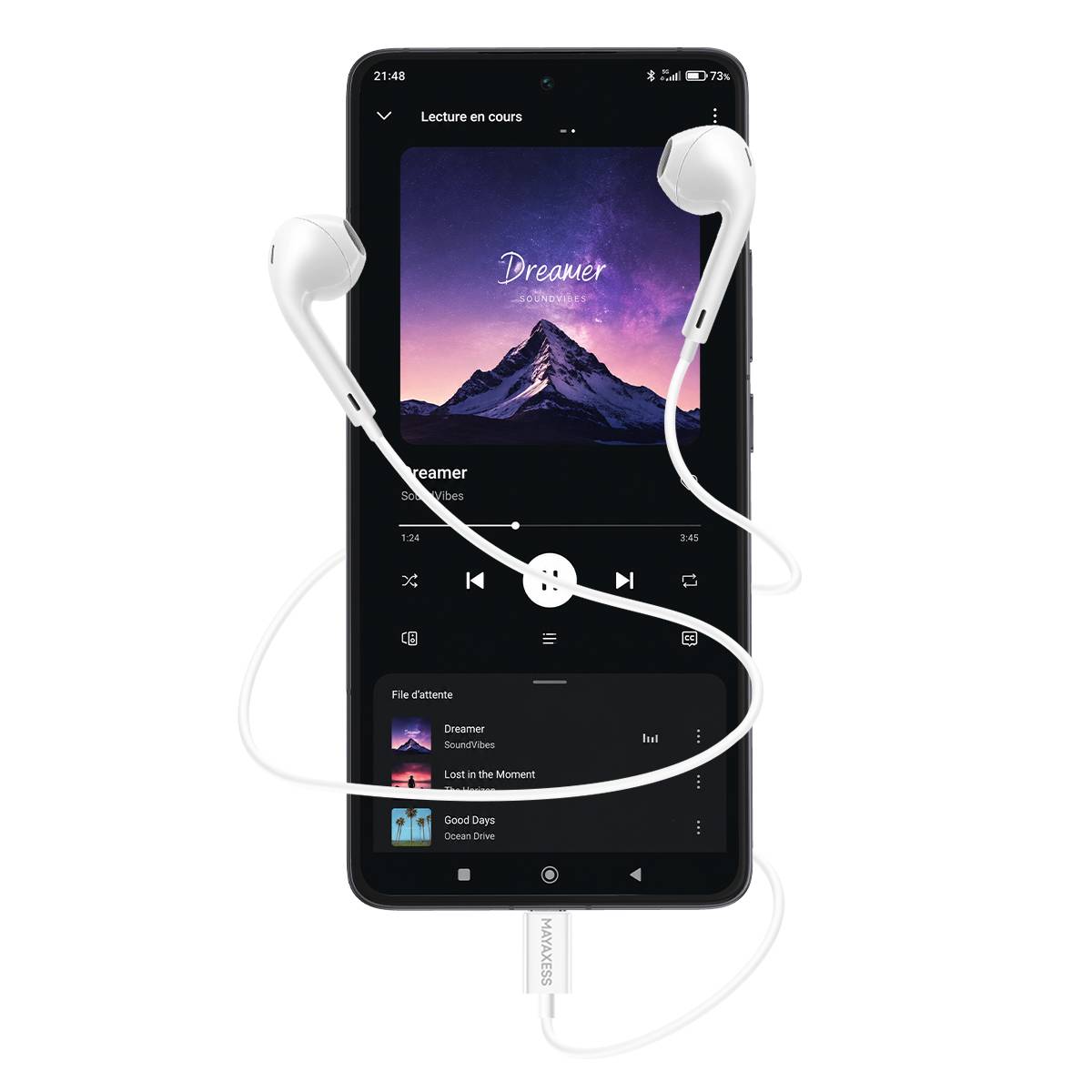 Écouteurs Filaires USB-C pour Xiaomi 14T Pro avec Micro intégré-4