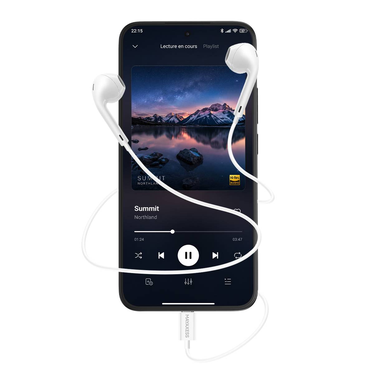 Écouteurs Filaires USB-C avec Micro intégré pour Xiaomi 15T Pro-4