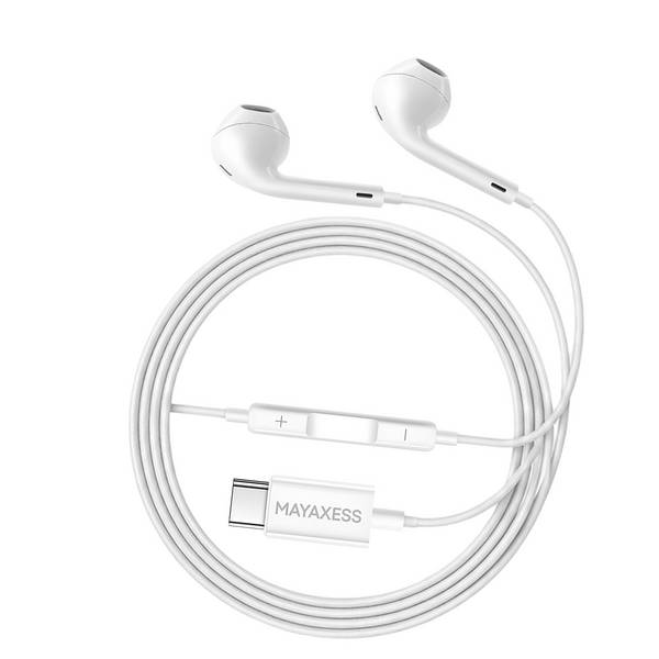 Écouteurs pour Pixel 9 Filaires USB-C avec Micro intégré