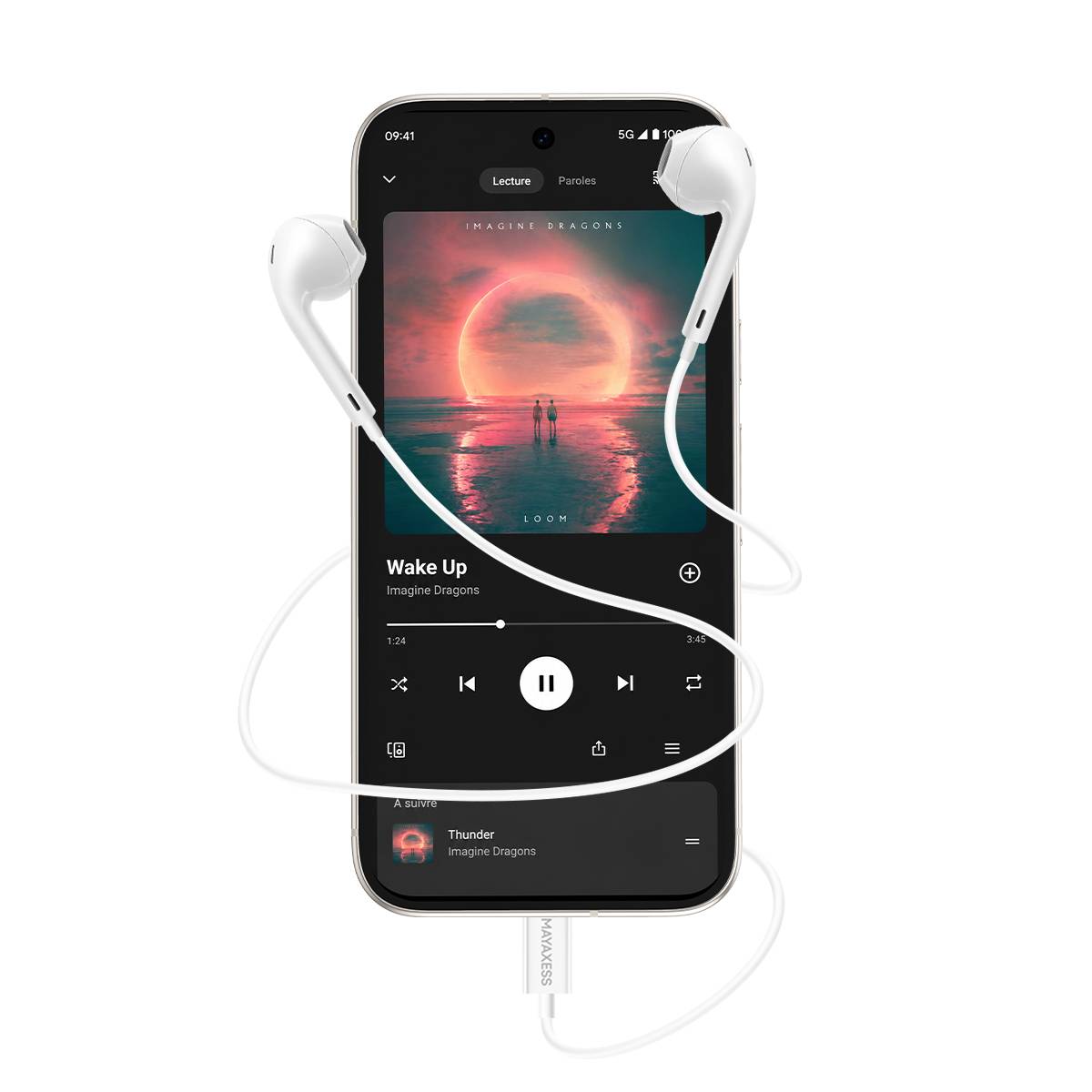 Écouteurs pour Pixel 9 Filaires USB-C avec Micro intégré-4