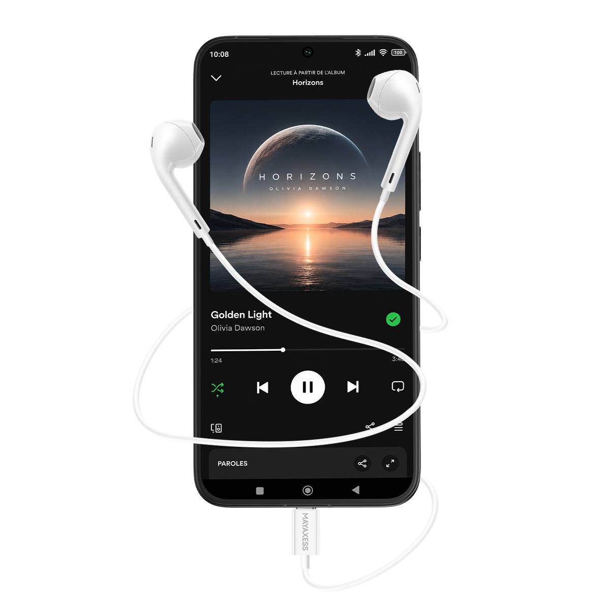 Écouteurs Filaires pour Xiaomi 15 Pro USB-C avec Micro intégré-4