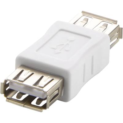 Adaptateur USB 2.0  974822 - [1x USB 2.0 type A femelle - 1x USB 2.0 type A femelle] - blanc 