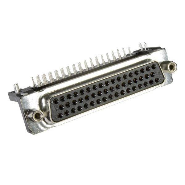 Embase SUB-D femelle 50 pôles HARTING 09665527613 90 ° à souder 50 pc(s)