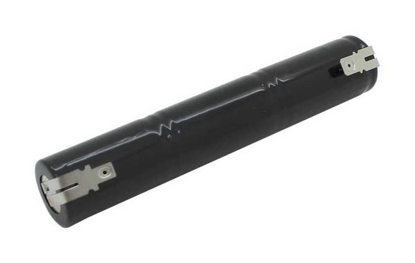 Batterie d'éclairage de secours NiMH 3,6 V 3000 mAh L1x3 Sub-C avec connecteur Faston +6,3 mm / -4,8 mm