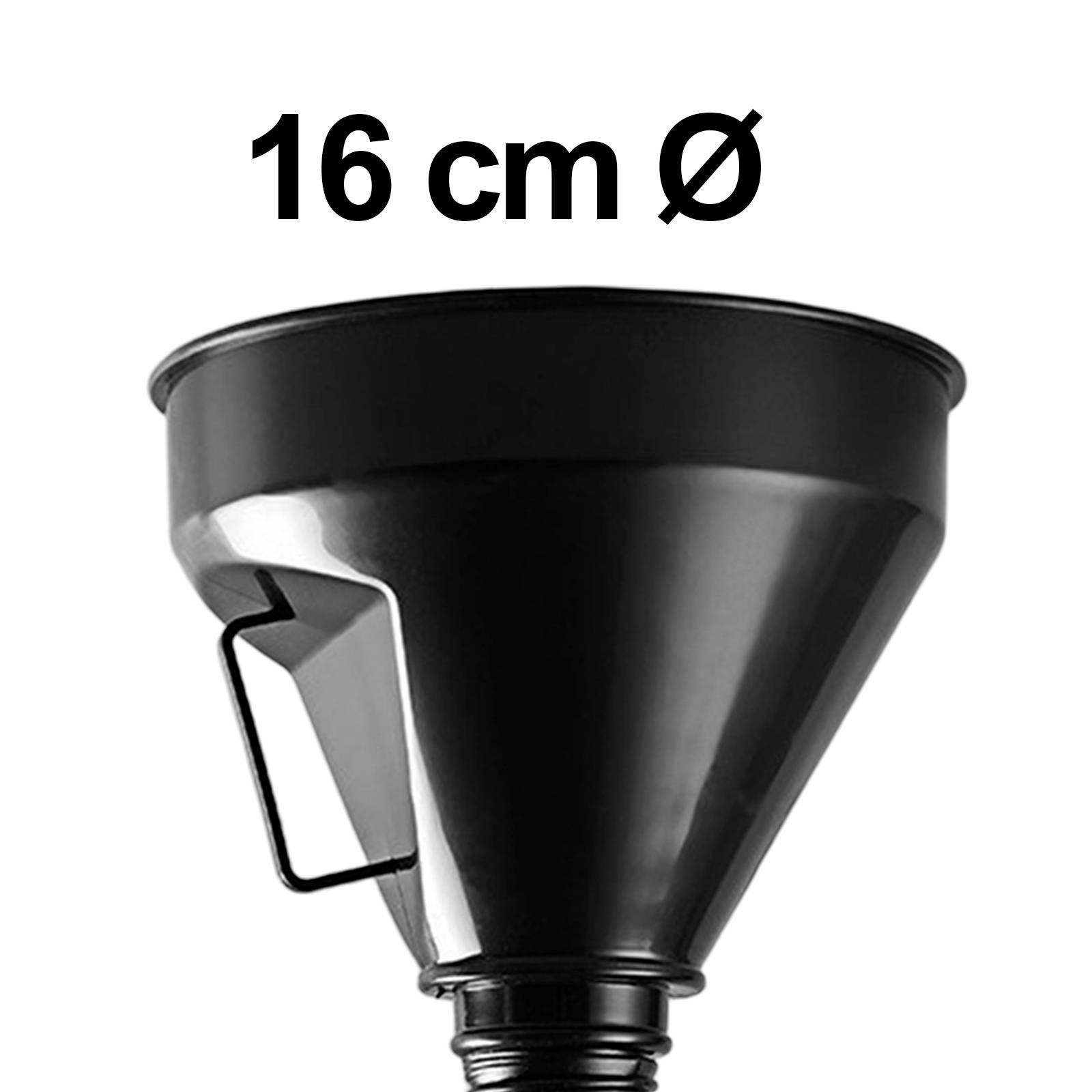 Entonnoir Carburant 18 cm avec Bec Courbé en Plastique Durable-4