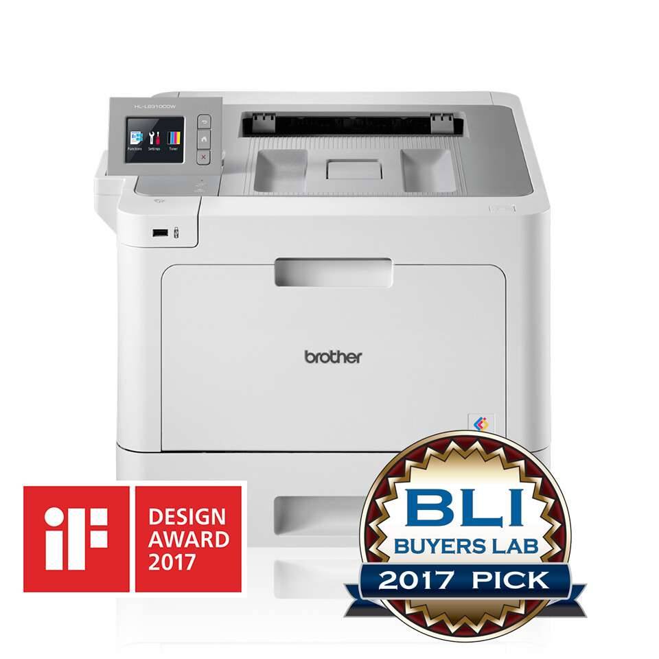 BROTHER HL-L9310CDW Printer colour Duplex laser A4 2400x600dpi 31ppm mono 31ppm colour 300sheets USB LAN Wi-Fi NFC-4