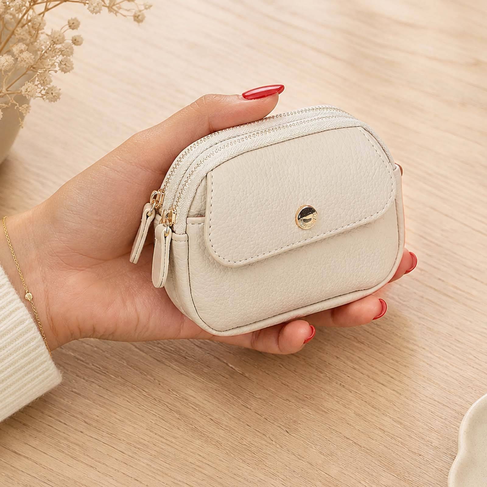 Porte-monnaie pour Femme Modèle Noria Design Épuré avec Compartiments-2