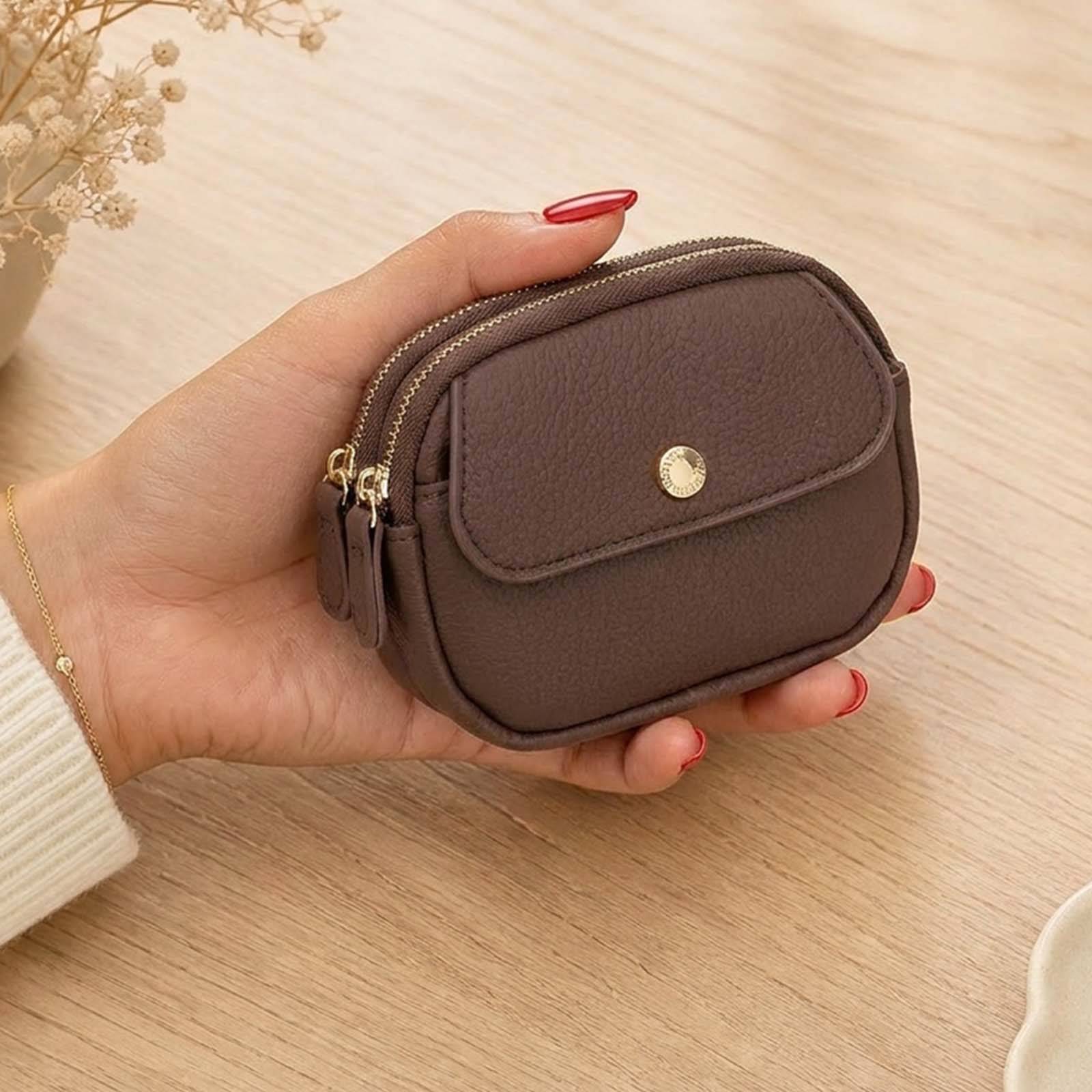 Porte-monnaie pour Femme Modèle Noria Design Épuré avec Compartiments-2