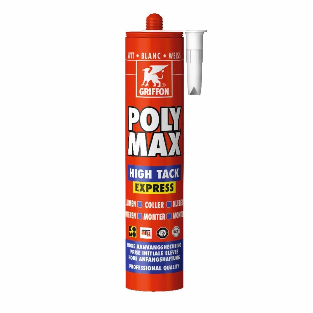 Colle de montage POLYMAX HIGHT TACK blanc cartouche 435g-0