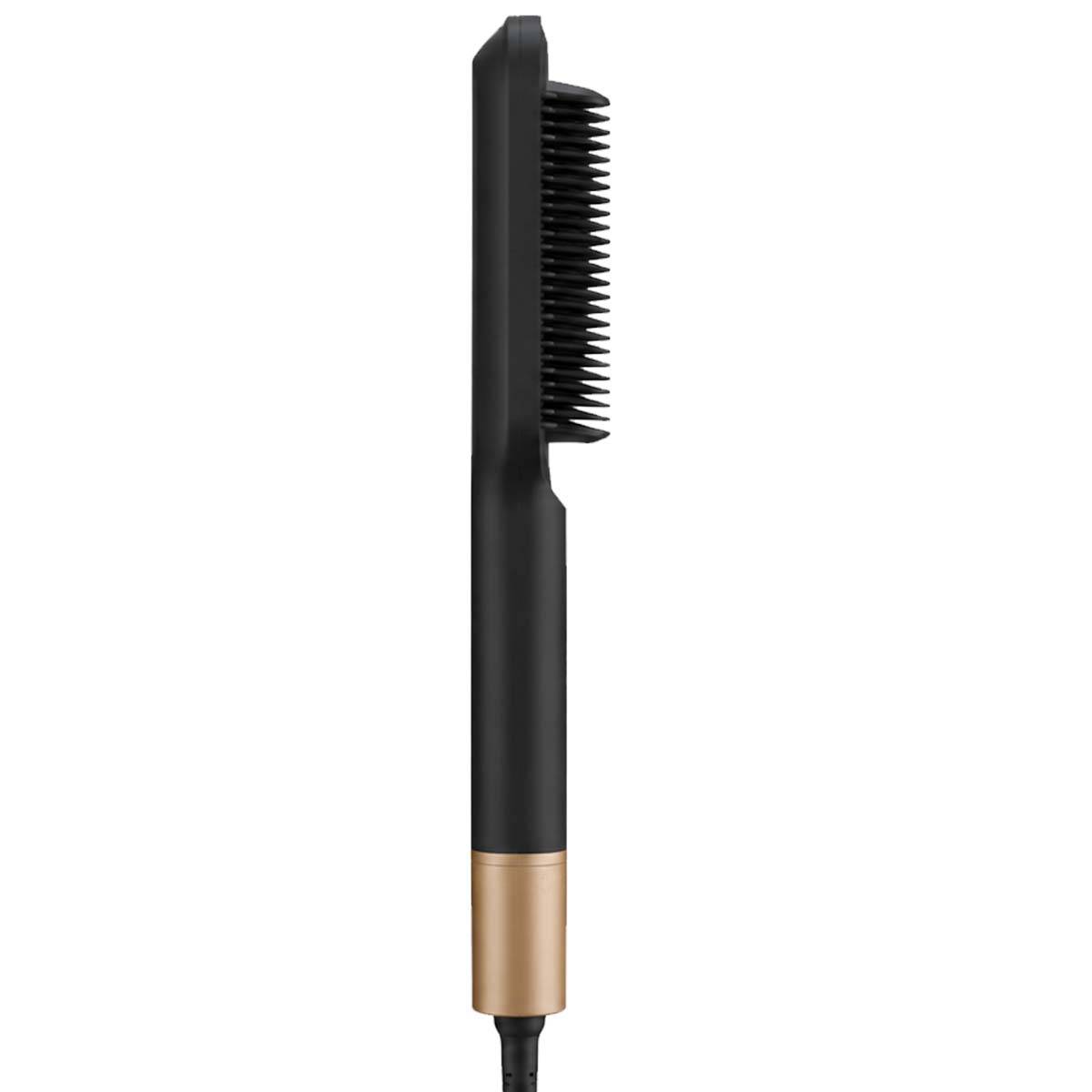 Brosse Lissante Chauffante en Céramique avec Peigne Anti-Brûlure Réglable-3