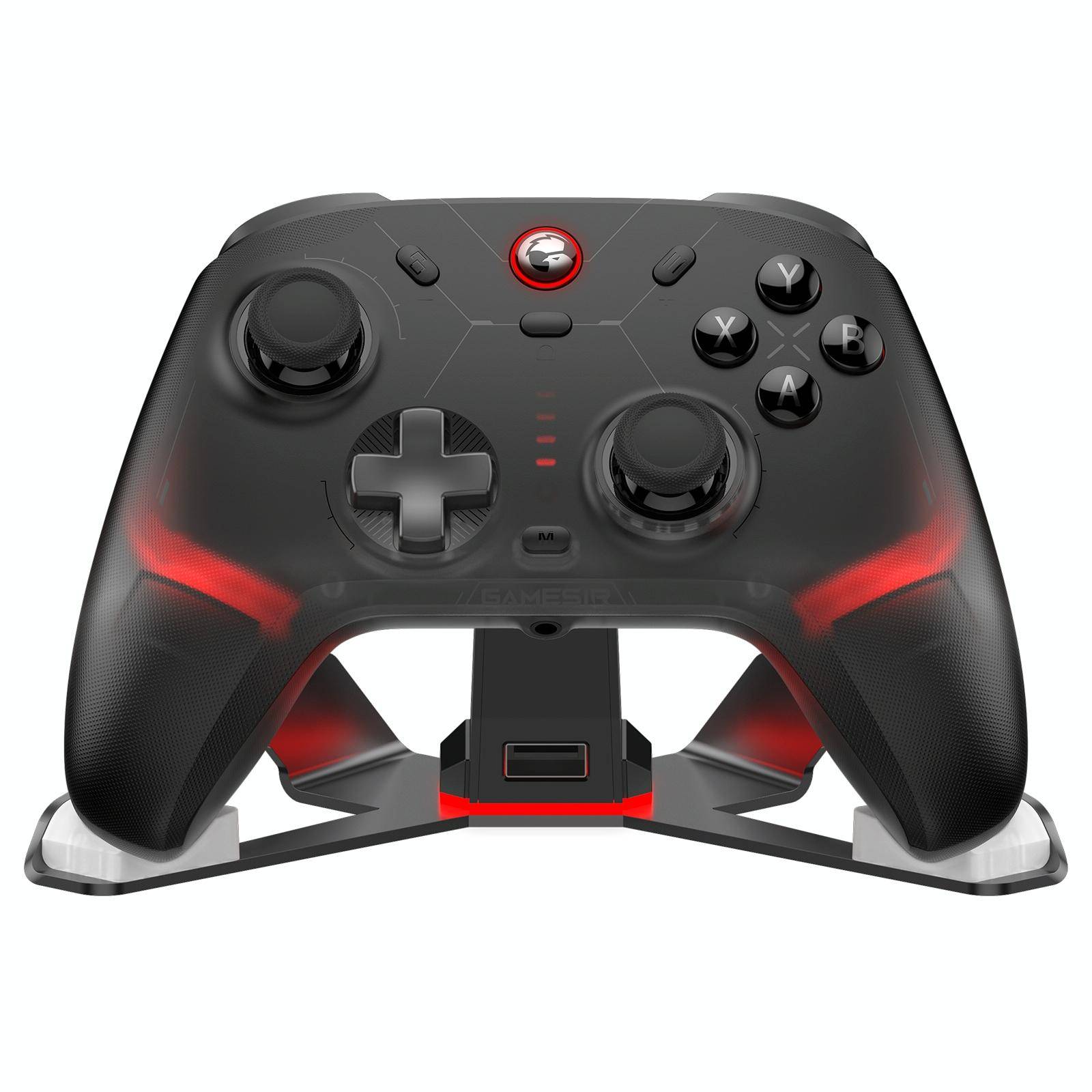 Gamepad Sans Fil Bluetooth Avec Station De Charge Pour Switch Android iOS PC Noir YONIS-0