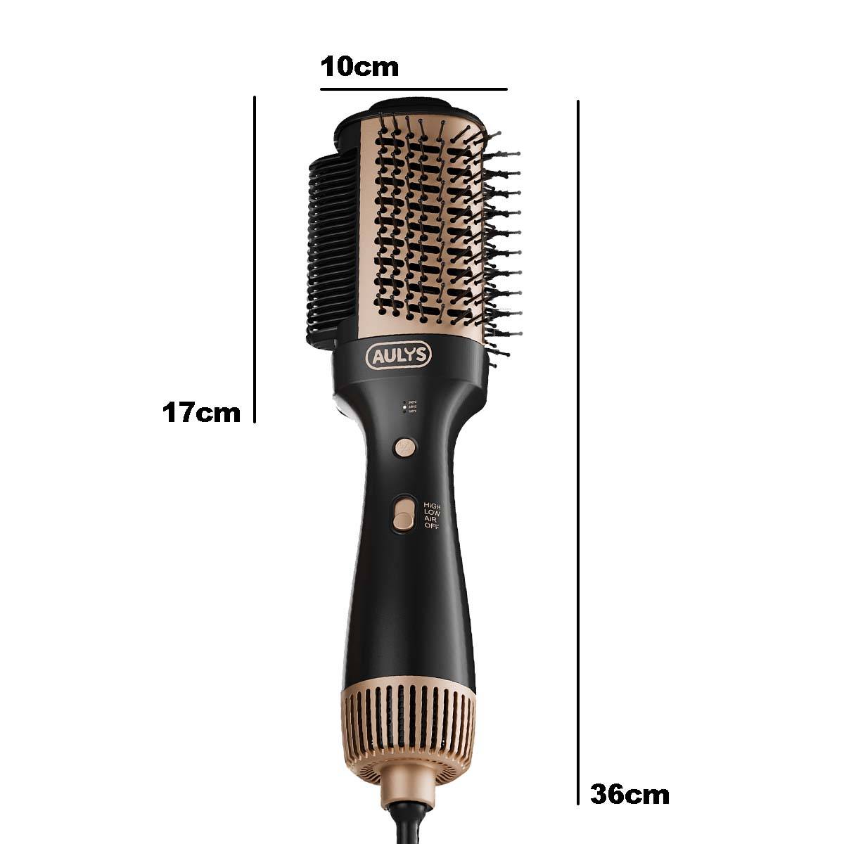 Brosse Soufflante Multifonction avec Lisseur et Boucleur pour Séchage Rapide-3