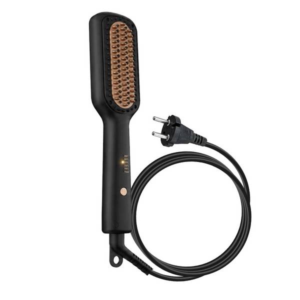 Brosse Lissante Chauffante 45W pour un Lissage Rapide Anti-brûlure