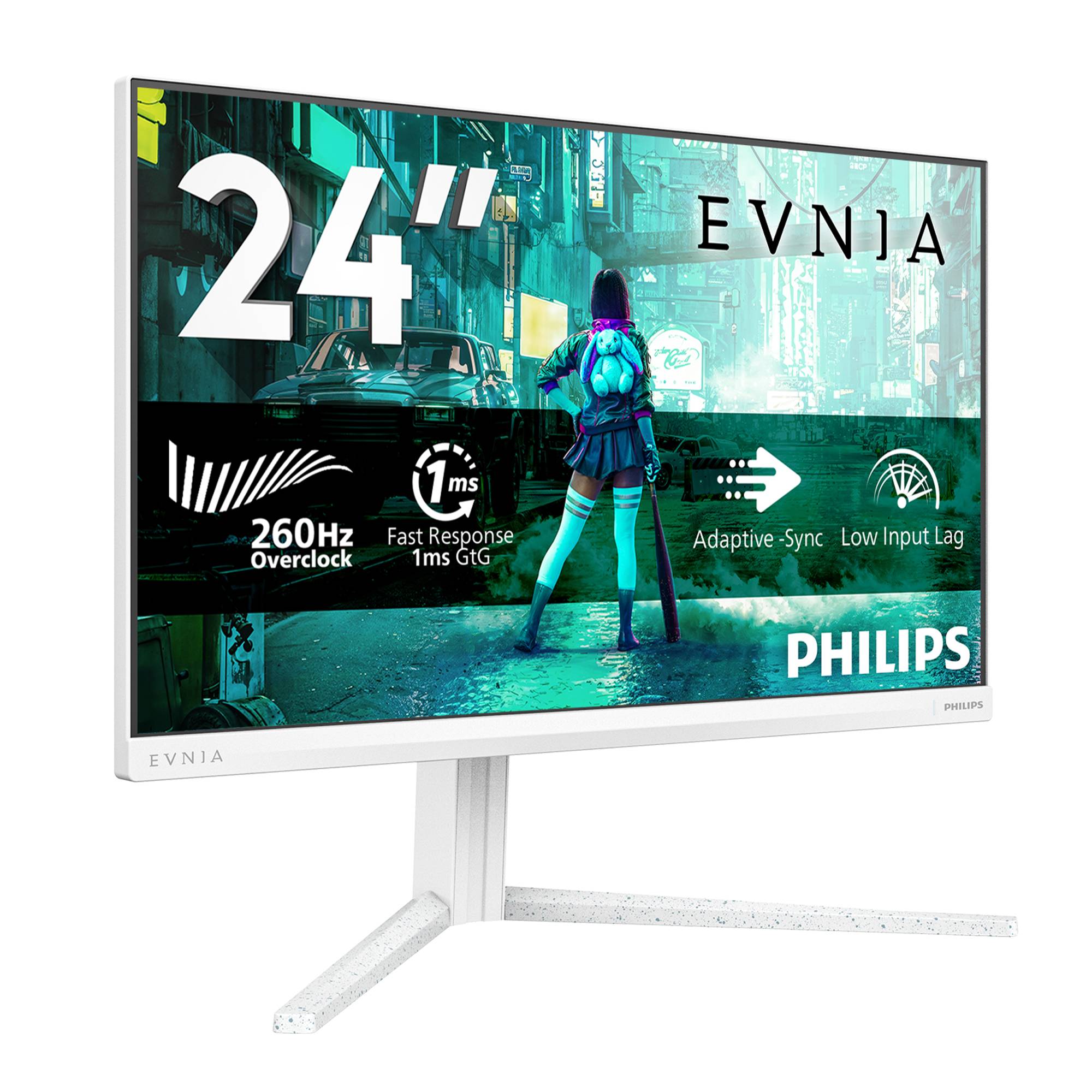 Philips Evnia 3000 24M2N3201P/00, 60,5 cm (23.8"), 1920 x 1080 pixels, Full HD, LCD, 1 ms, Blanc-1