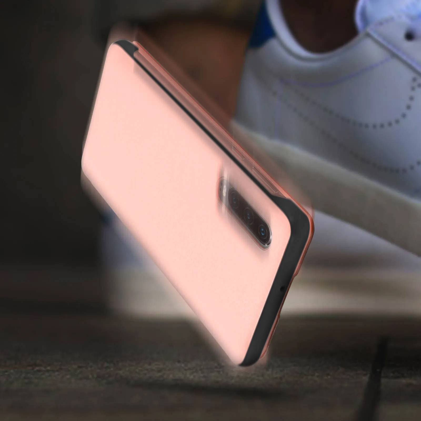 Étui Folio pour Huawei P30 avec Grande Fenêtre de Visualisation-3