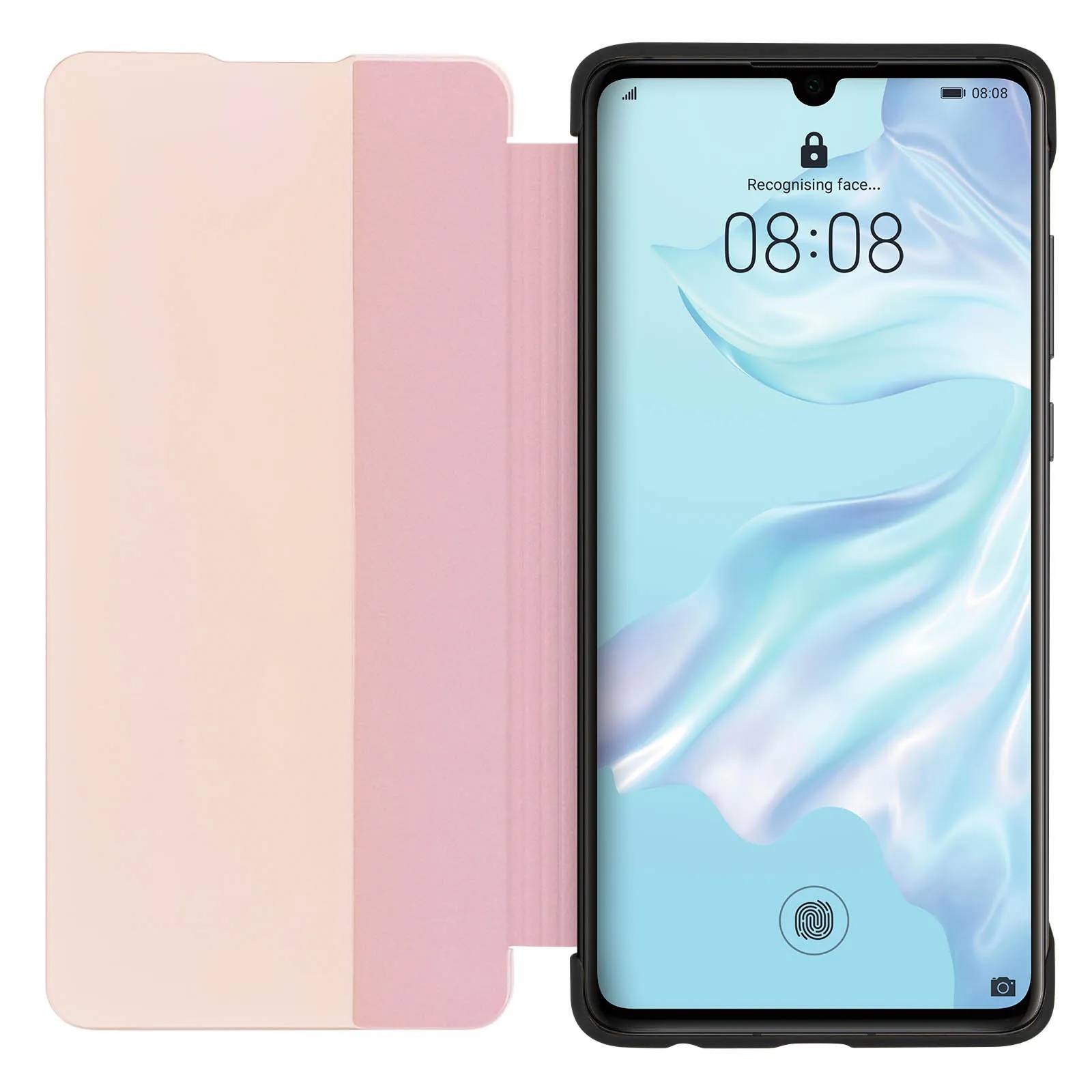 Étui Folio pour Huawei P30 avec Grande Fenêtre de Visualisation-4