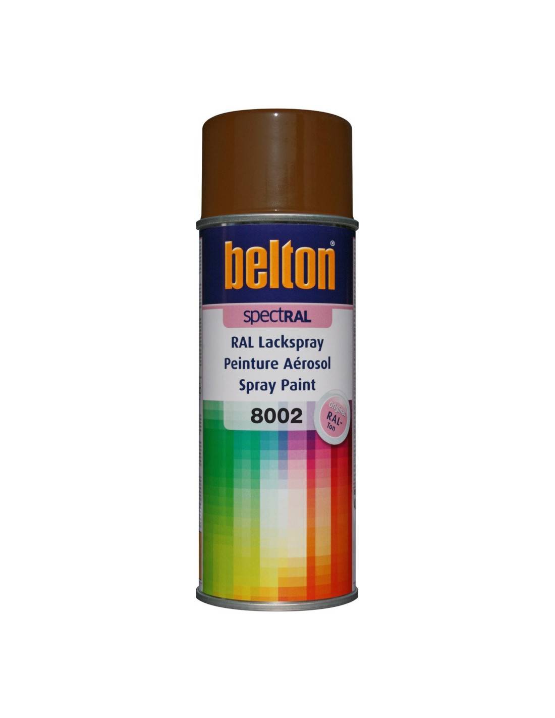 Peinture Aérosol Spectral Brun Securite 8002 400 Ml - Belton-0