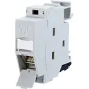 Prise réseau BTRNETCOM adapté pour montage sur rail DIN CAT 6A 270°
