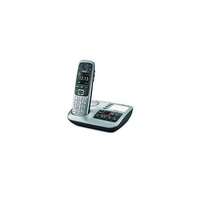 Téléphone Sans Fils Dect Noir/argent Avec Répondeur Gigaset e560a-0