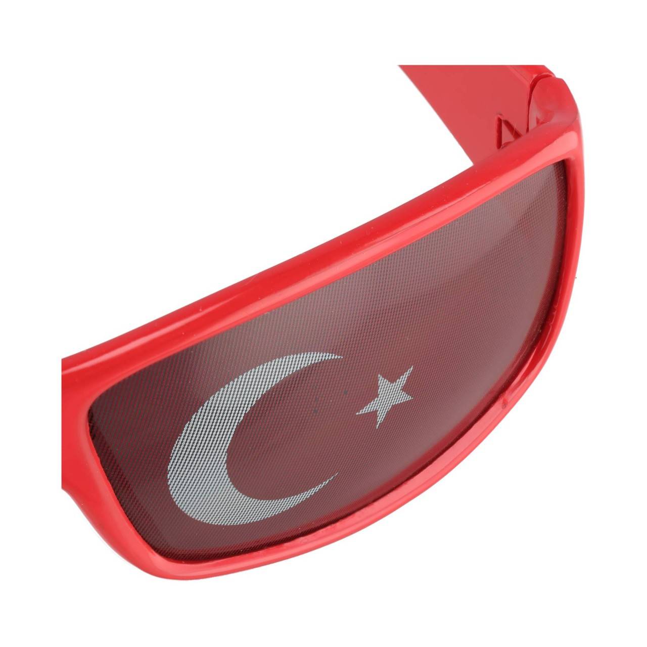 Lunettes d'éventail rouges au design d'éventail Türkiye avec inscription Türkiye-2