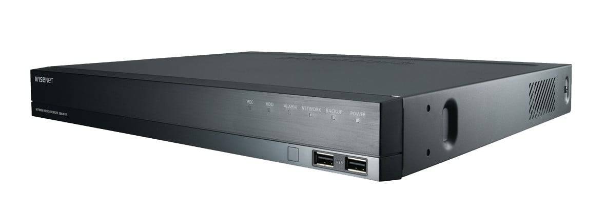 Hanwha XRN-820S Enregistreur vidéo sur réseau Noir-2