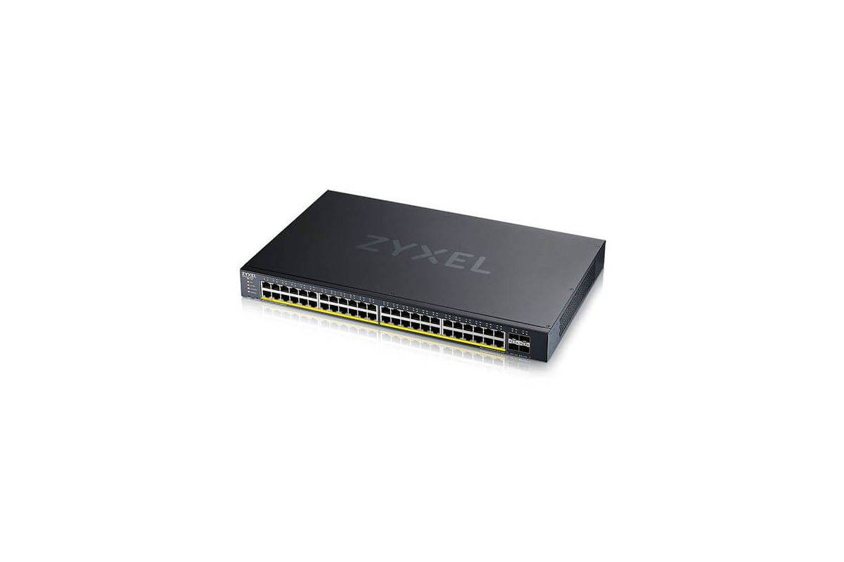 Zyxel XGS1935-52HP, Géré, L2/L3, Gigabit Ethernet (10/100/1000), Connexion Ethernet, supportant l'alimentation via ce po-0