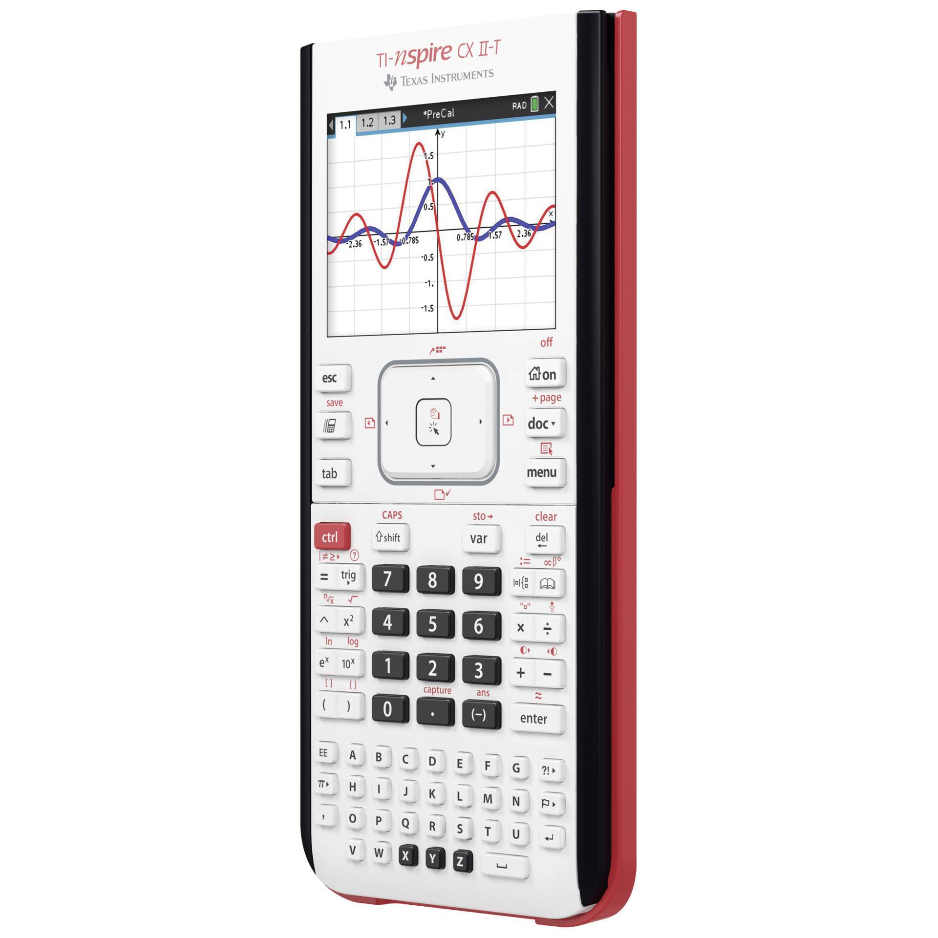 Texas Instruments NSPCXIIT Calculatrice graphique noir à batterie-1