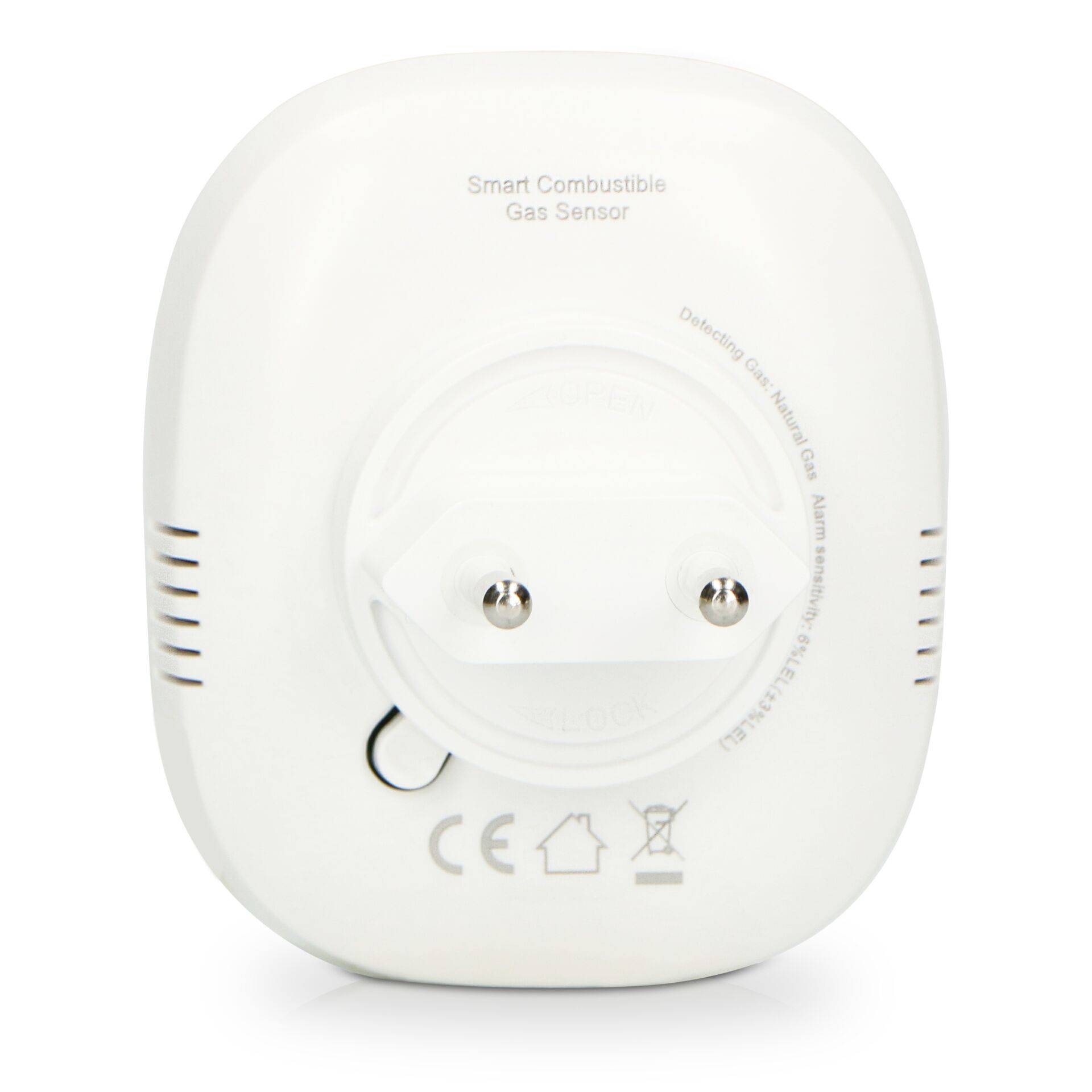 Détecteur de Gaz Méthane à Prise avec Alarme Sonore 70 dB Certifié EN50194-2