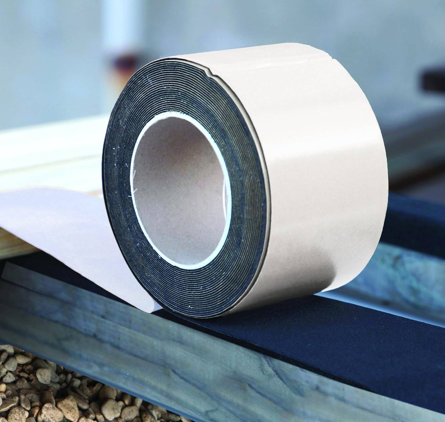 Bande d'étanchéité adhésive pour lambourde en mousse EPDM L. 20 m l. 80 x Ép. 1mm - STARBLOCK 430984-1