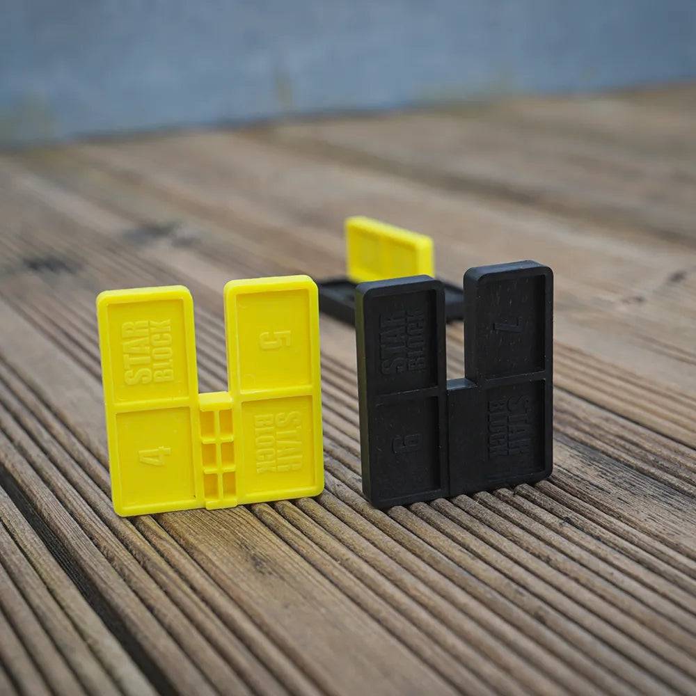 Espaceur lames terrasse de 4 à 7 mm 24 pièces - STARBLOCK 477498-3