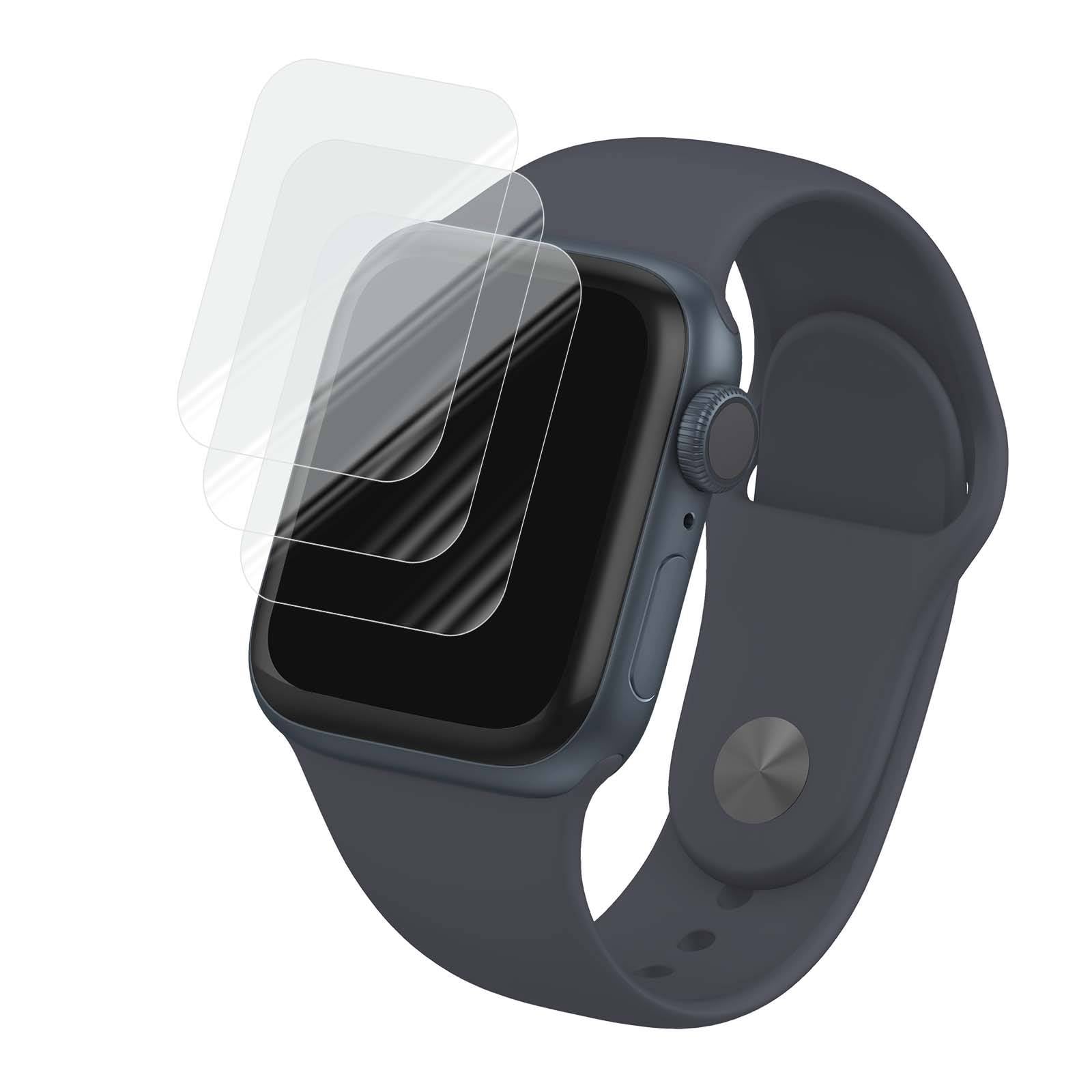Pack de 3 Verres Trempés pour Apple Watch 40mm Anti-rayures-0