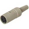 Connecteur rond DIN femelle, droit Hirschmann MAK 40 930 150-517-1 Nombre de pôles: 4 gris 1 pc(s)