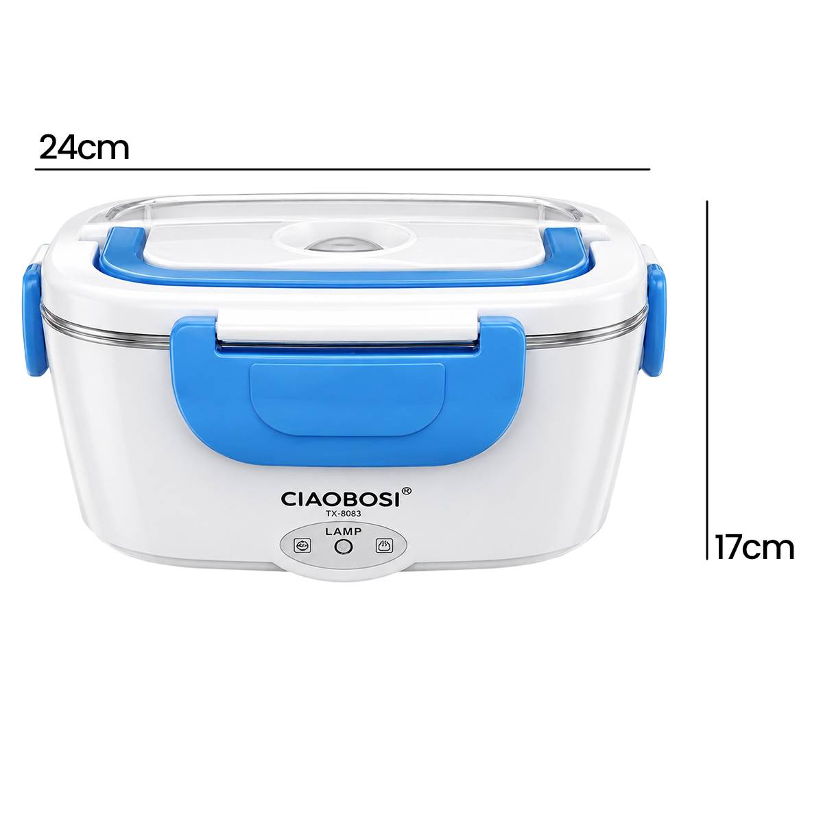 Chauffe-Repas Électrique Portable 1,5 L avec Bol Inox Amovible-3