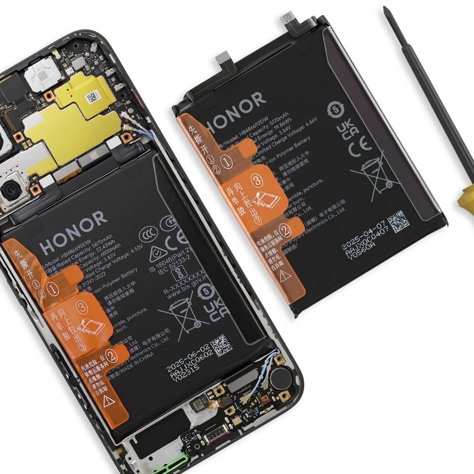 Batterie de Remplacement Service Pack 5300mAh pour Honor 400-3