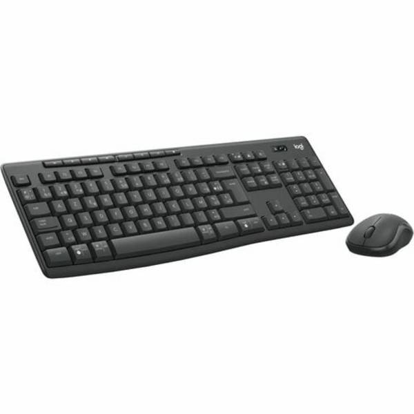 Logitech MK370 Combo for Business, Sans fil, Bluetooth, Clavier à membrane, AZERTY, Graphite, Souris incluse