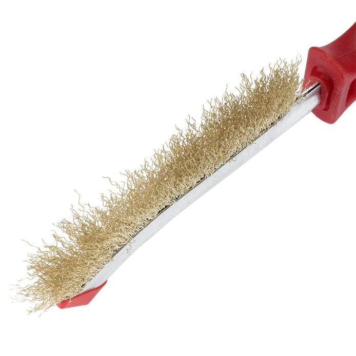 Brosses à manche manuelle étroite fil acier laitonné BELLOTA 50806A-2
