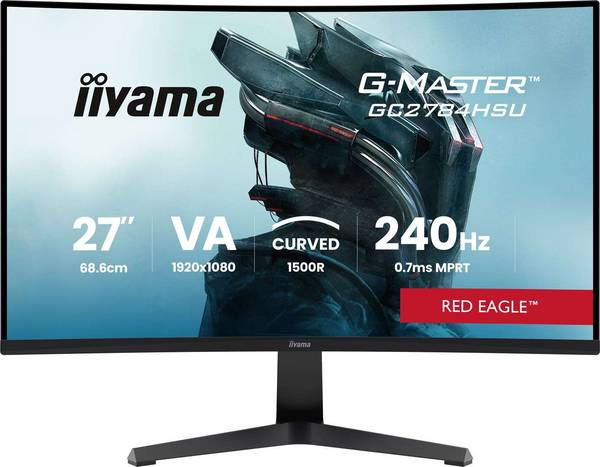 iiyama G-MASTER GC2784HSU-B1 27" 240H, 68,6 cm (27"), 1920 x 1080 pixels, Noir