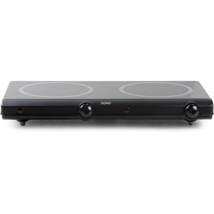 Réchaud Vitroceramique 2 Feux 2500w Domo DO339KP-1