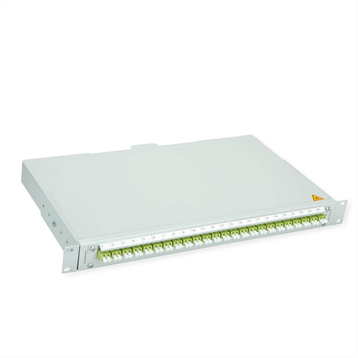 Telegärtner TELEGÄRTNER BASIS V LWL-Panel mit Kupplu Fibre optique 1 UH gris-0