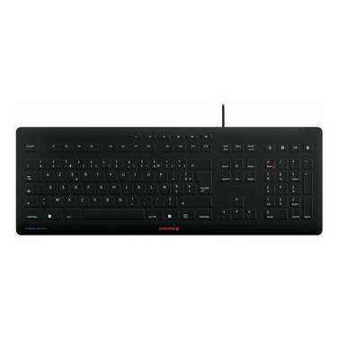 CHERRY Clavier Stream Protect AZERTY USB noir