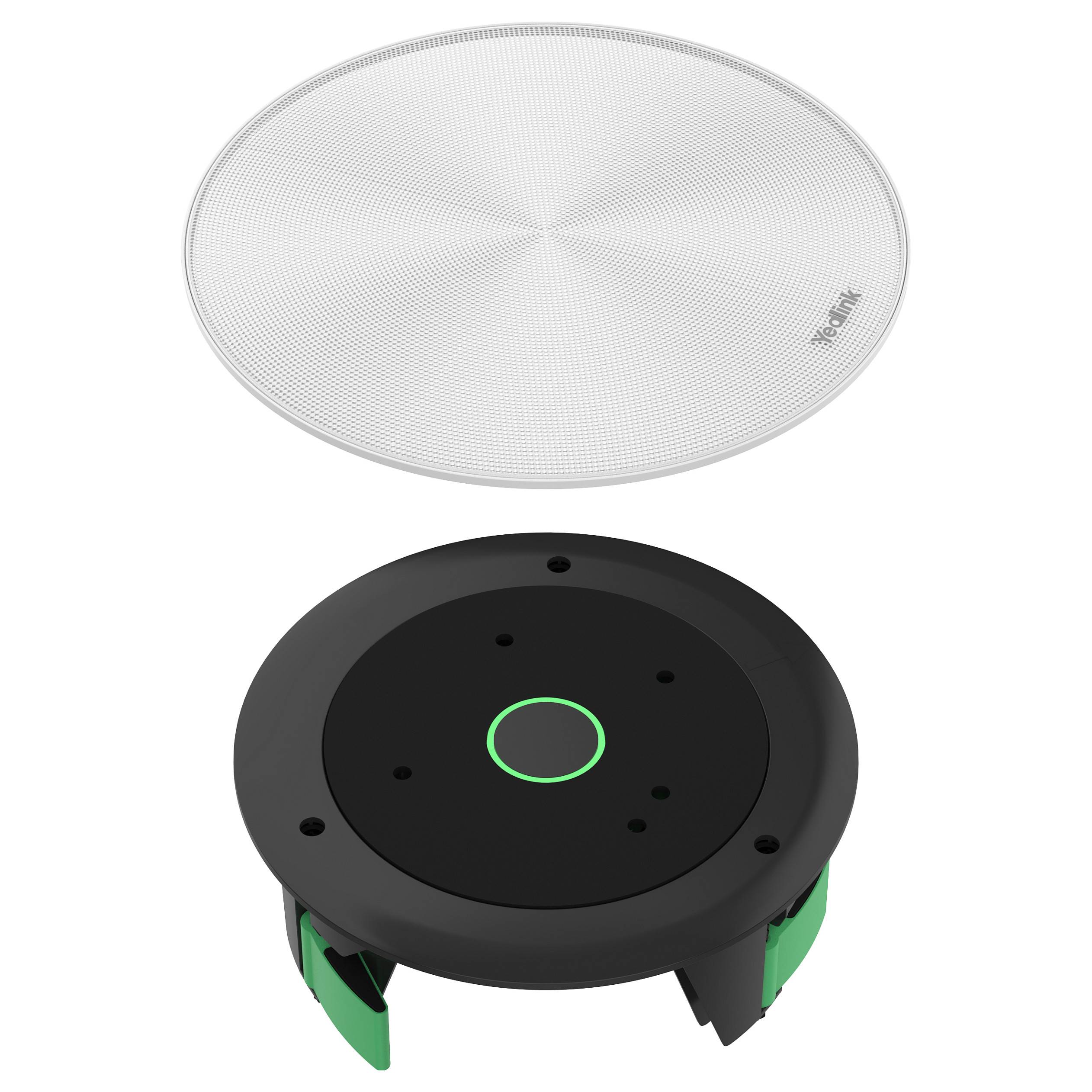 YEALINK CMKit-121 CM20 Ceiling Microphone with Install accessories + 2x CS10 Ceiling Speaker with Install accessories +-0