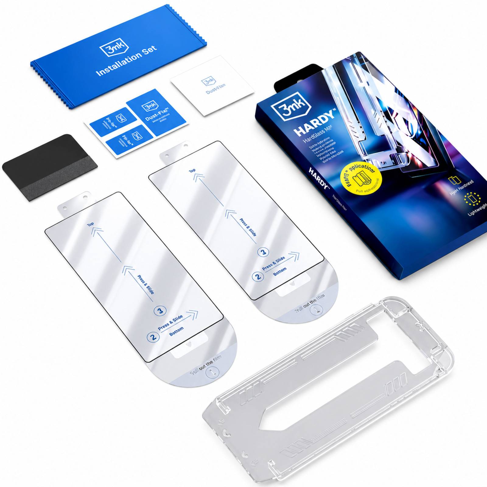 Lot de 2 Verre Trempé pour Galaxy A17 avec Applicateur de Pose Précis-1